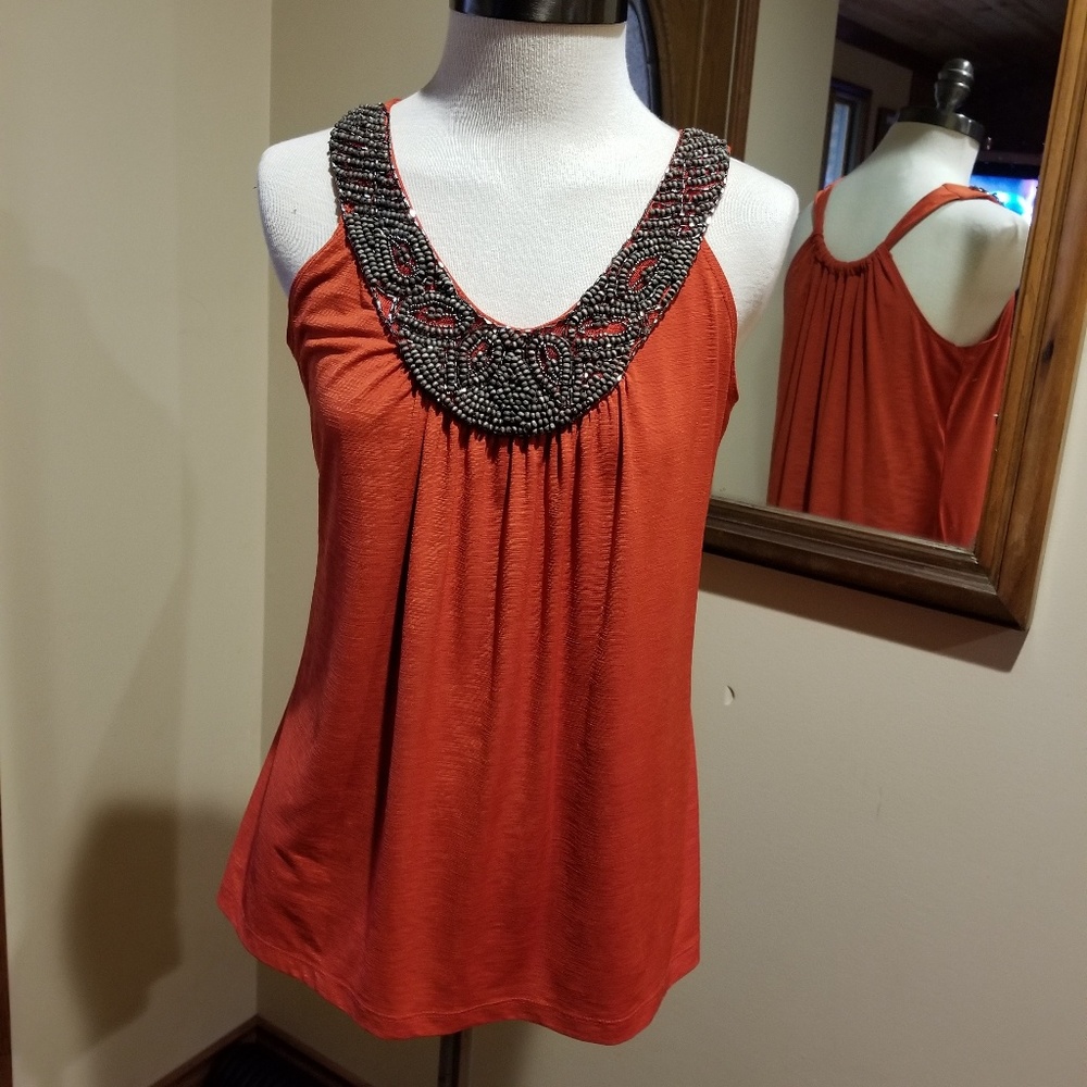 😎Hand beaded top
